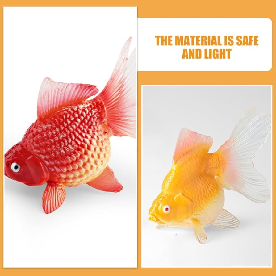 Amazon.co.jp: VICASKY 金魚 模型 フェイク フィギュア 置物